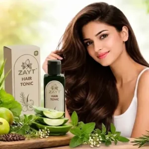 Zayt Hair Tonic 100ml bottle for root strengthening and hair growth support.